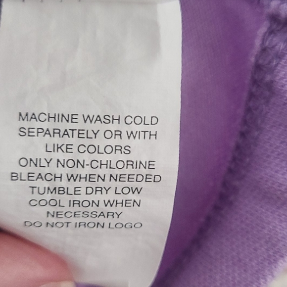 4/20❤Children's Place Lavender Ruffled Uniform Tee - Picture 5 of 5